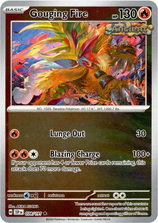 Gouging Fire [Reverse Holo] #38
