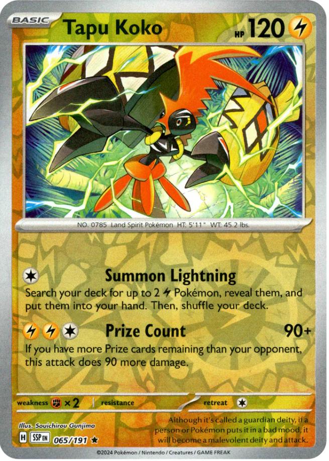 Tapu Koko [Reverse Holo] #65