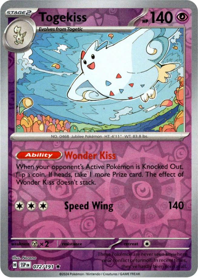 Togekiss [Reverse Holo] #72