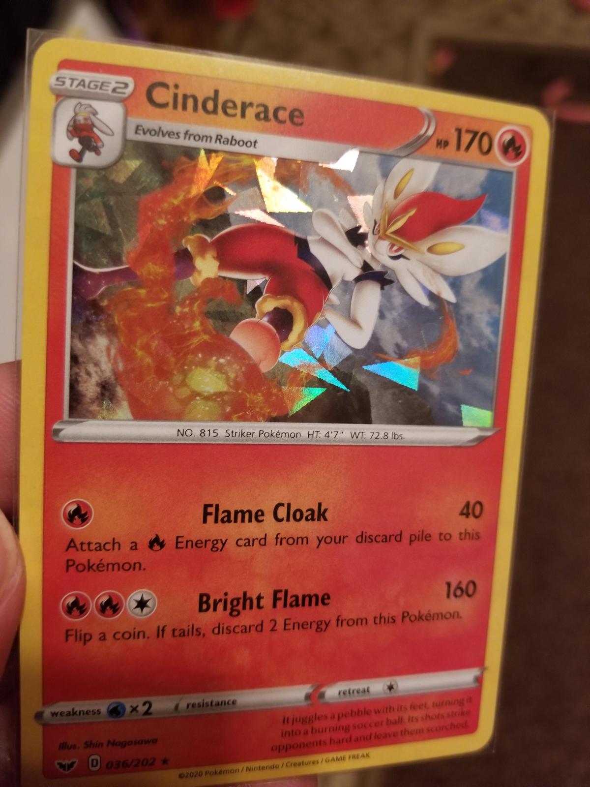 Cinderace [Cracked Ice Holo] #36