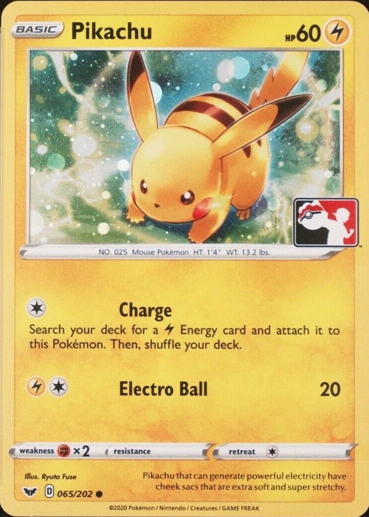 Pikachu [League Stamp] #65