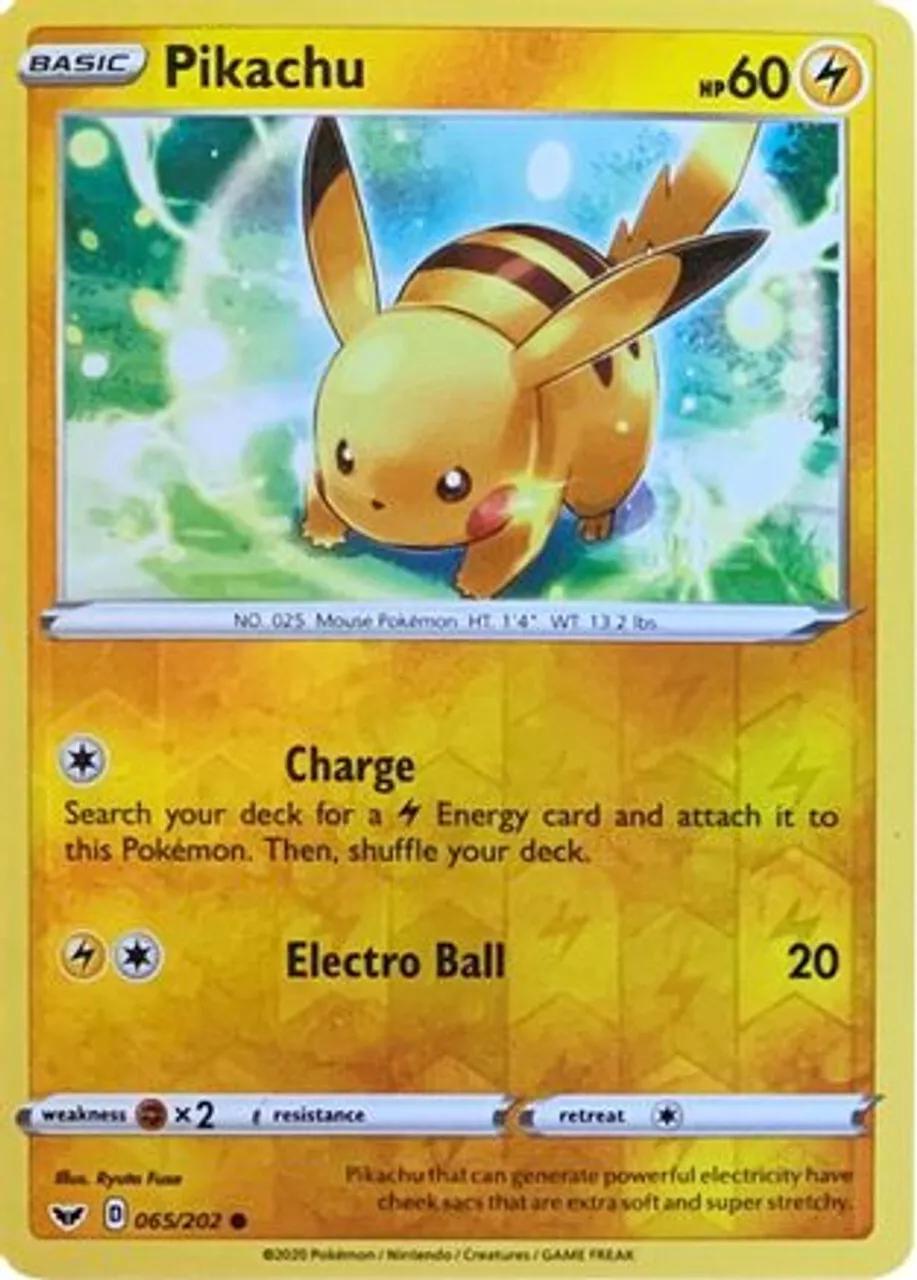Pikachu [Reverse Holo] #65