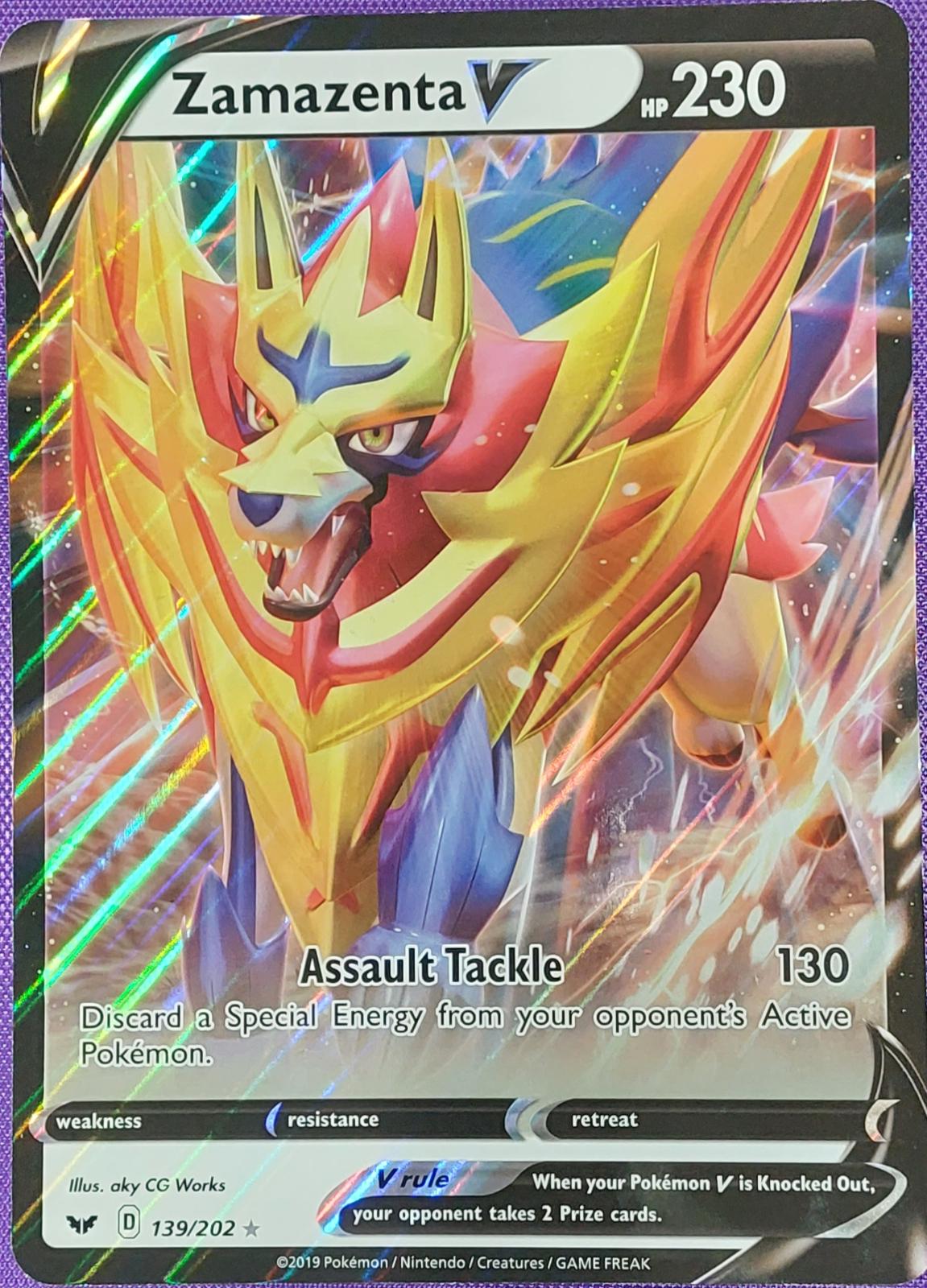 Zamazenta V [Jumbo] #139/202