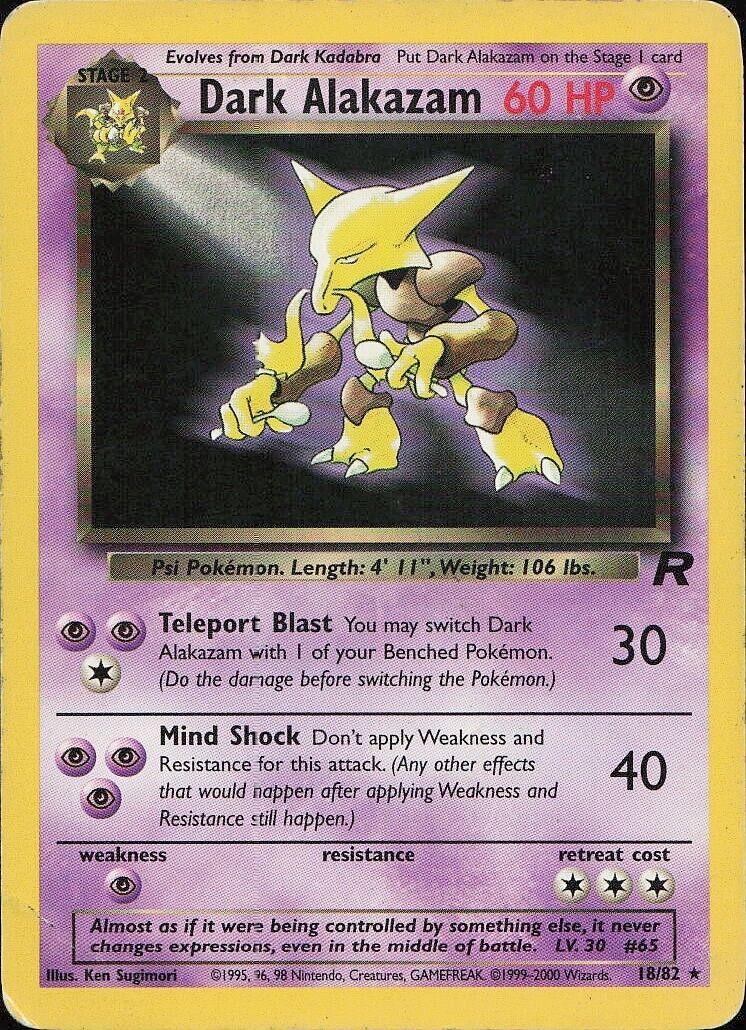 Dark Alakazam #18