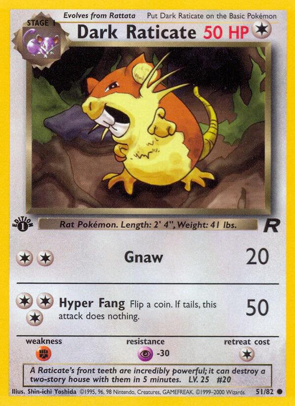 Dark Raticate [1st Edition] #51