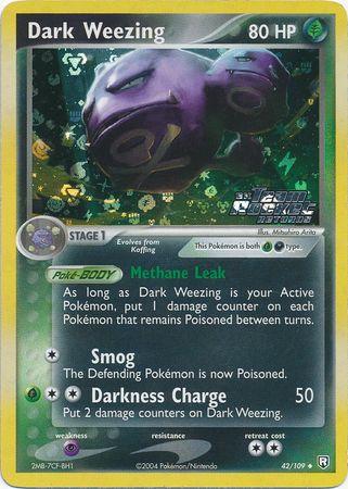 Dark Weezing [Reverse Holo] #42