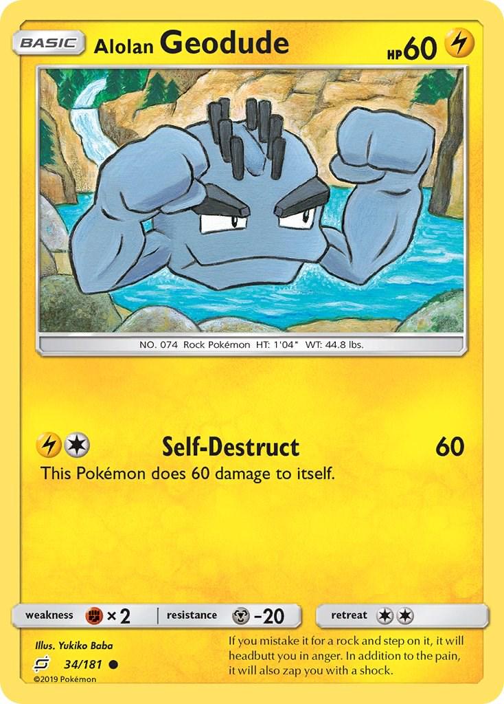 Alolan Geodude #34