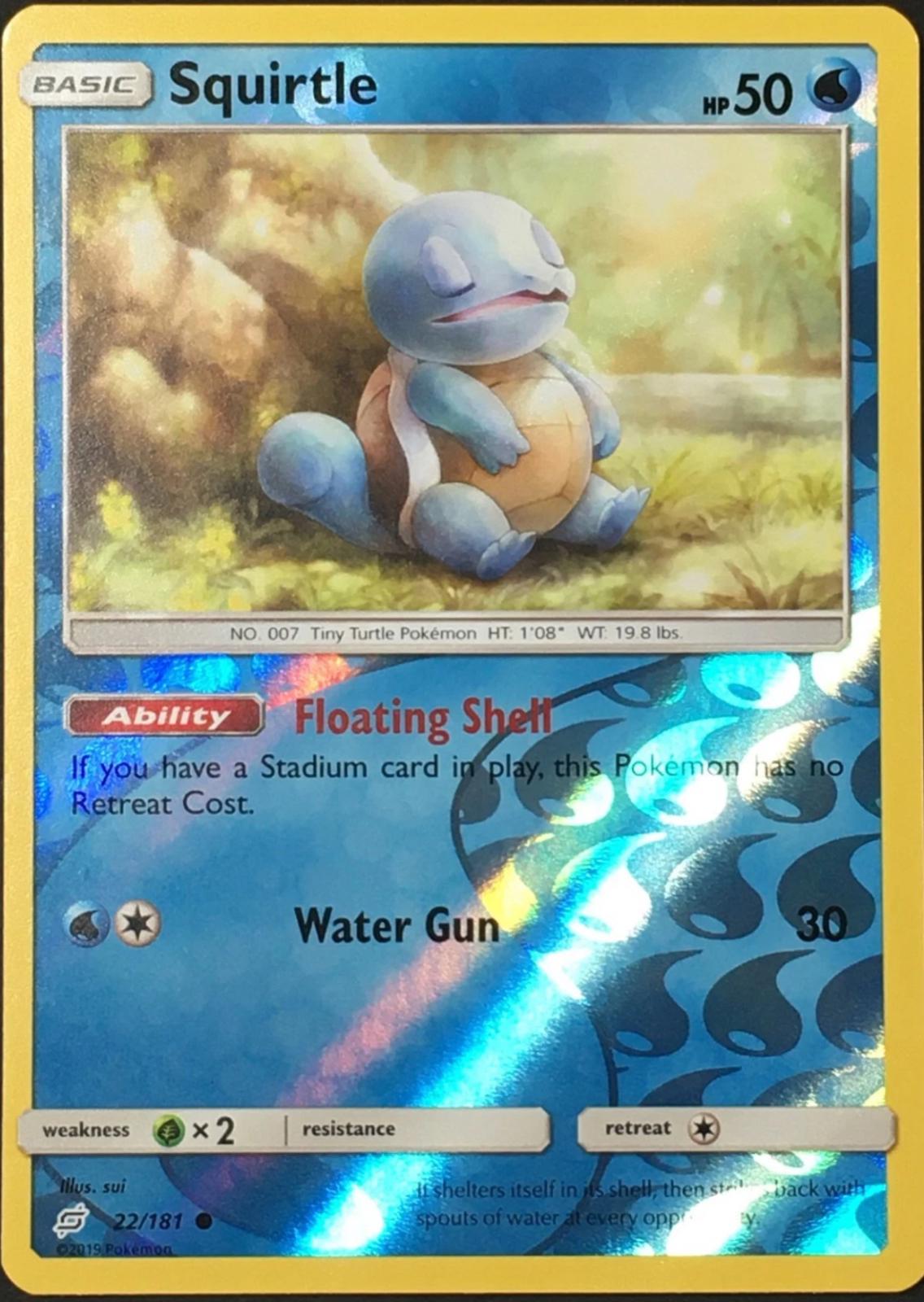 Squirtle [Reverse Holo] #22