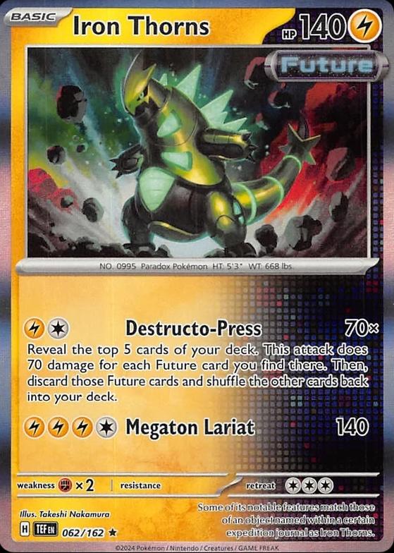 Iron Thorns [Reverse Holo] #62