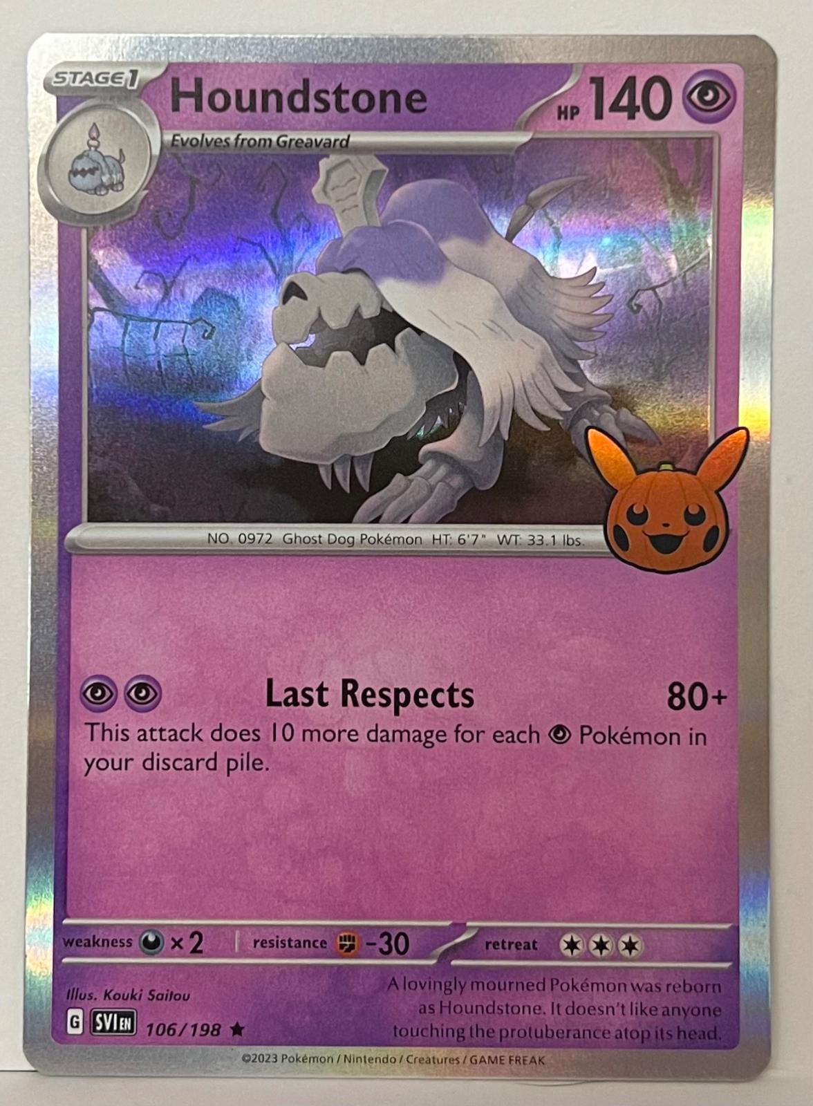 Houndstone [Holo] #106