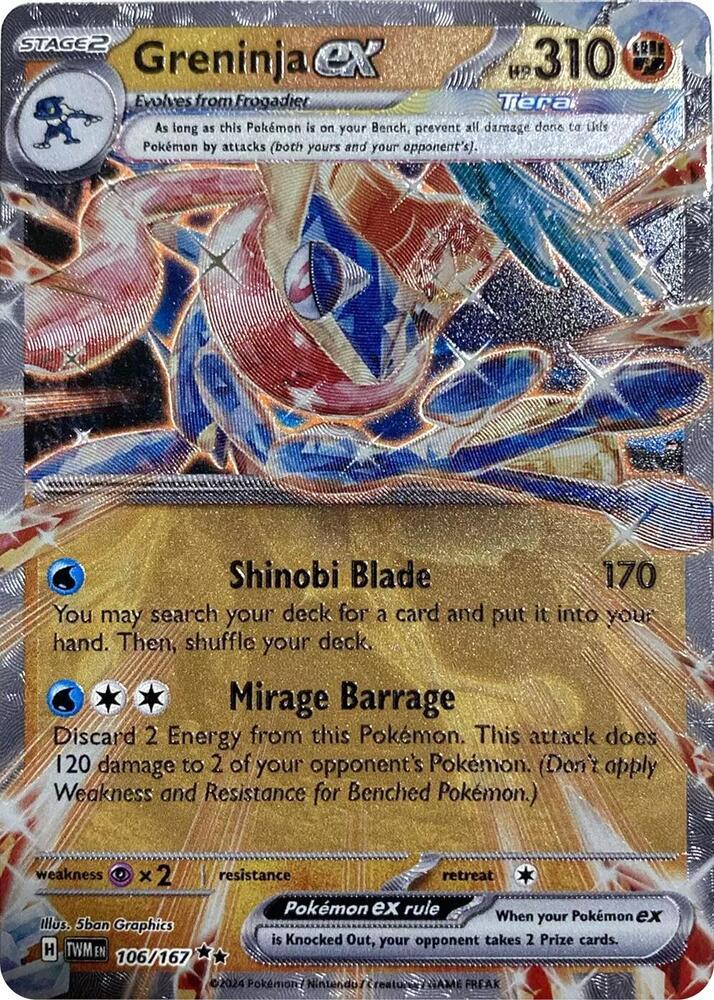 Greninja Ex [Metal] #106