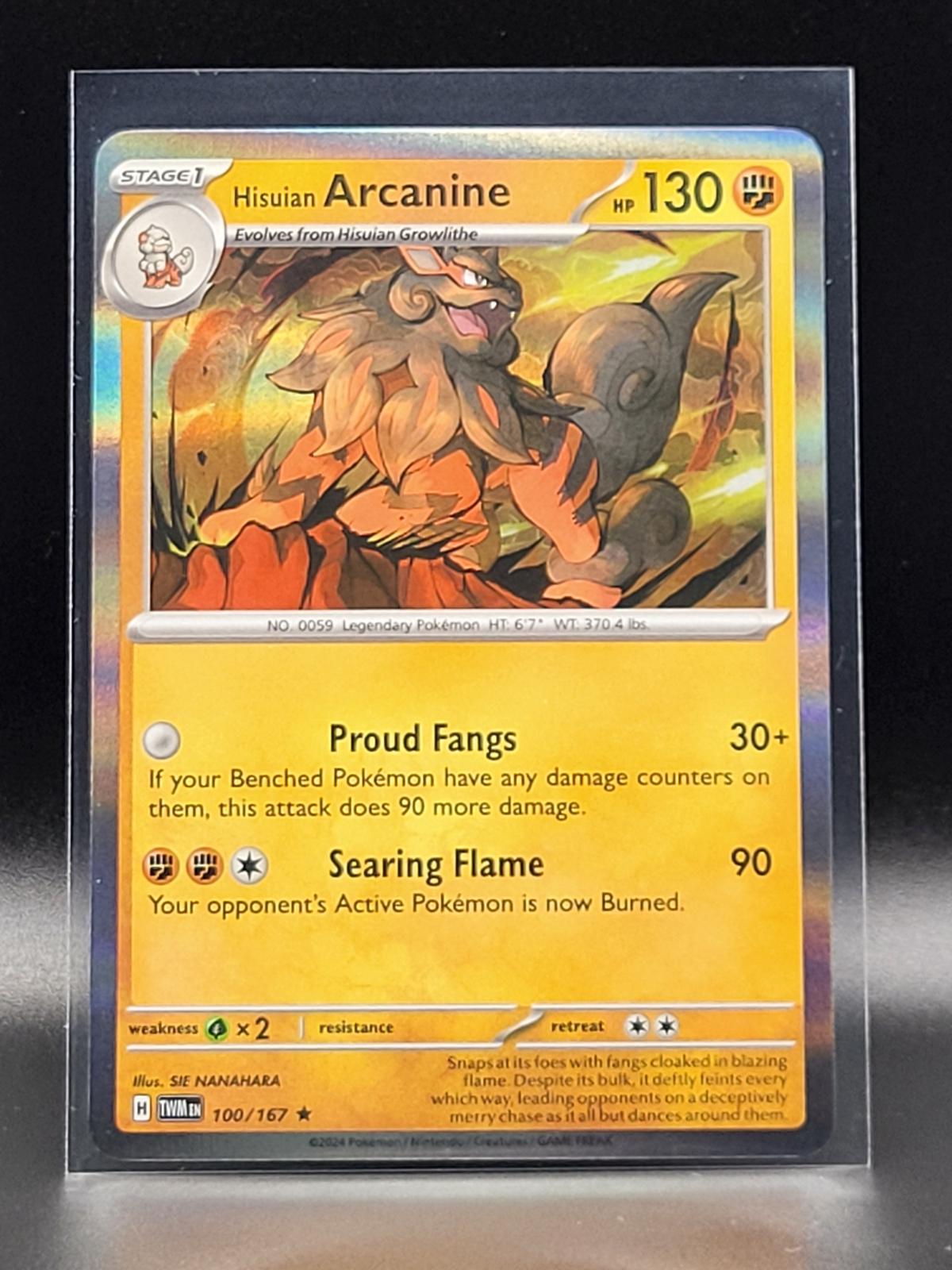 Hisuian Arcanine #100