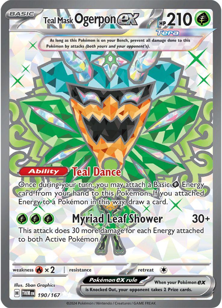 Teal Mask Ogerpon ex #190