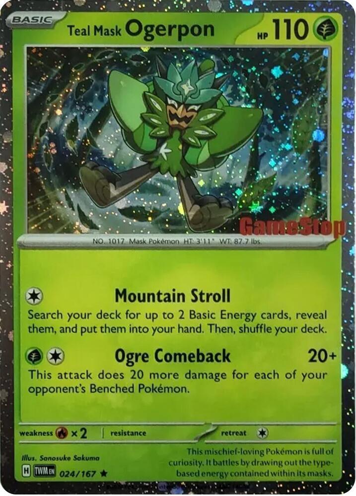 Teal Mask Ogerpon [Gamestop] #24