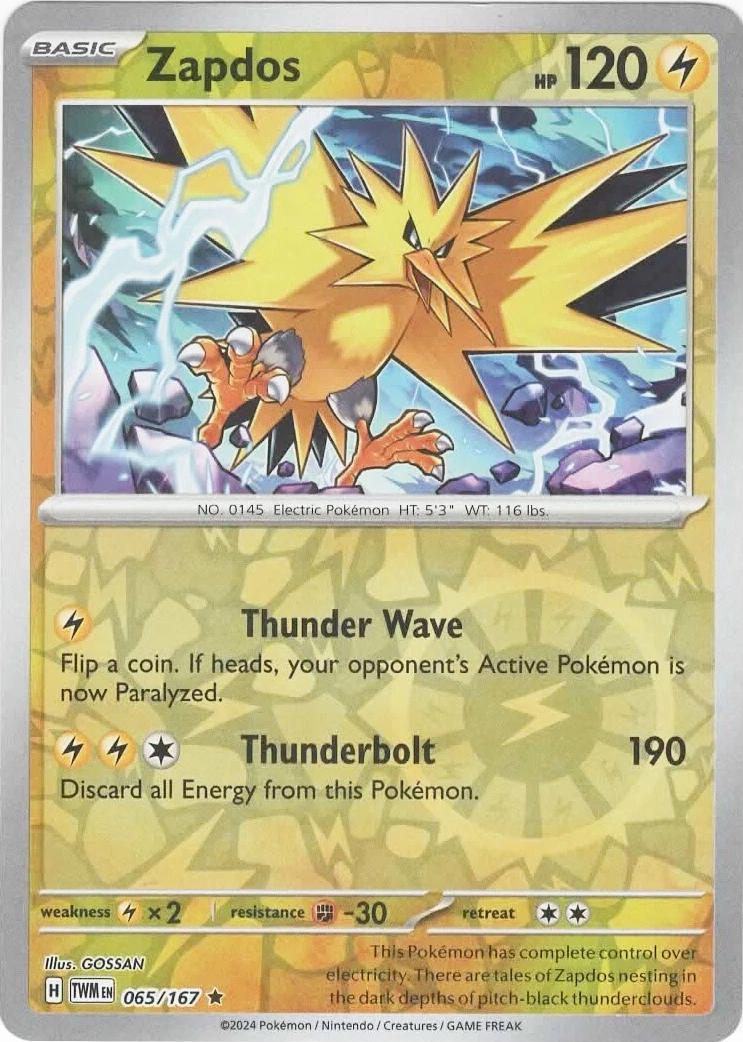 Zapdos [Reverse Holo] #65