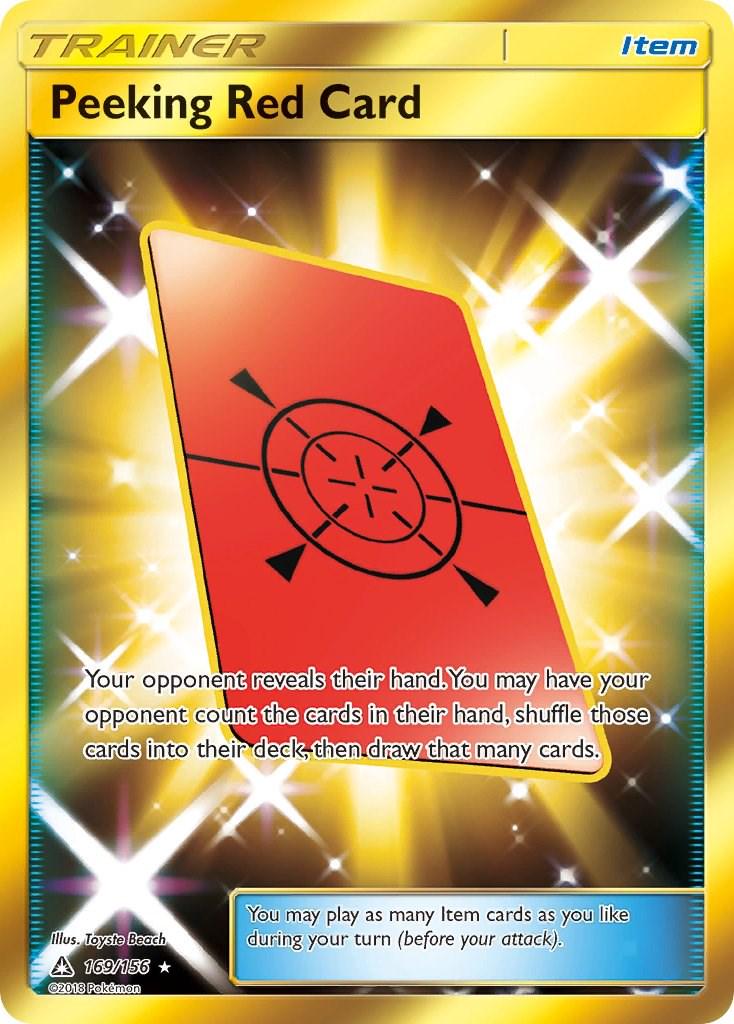 Peeking Red Card #169