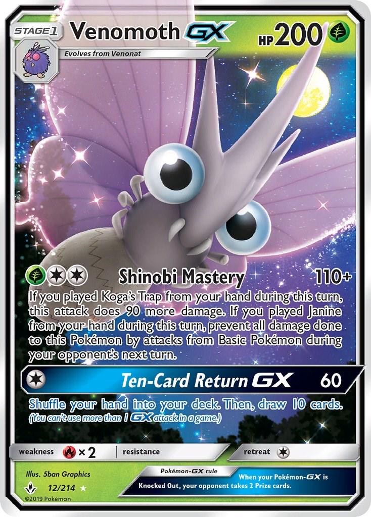 Venomoth GX #12