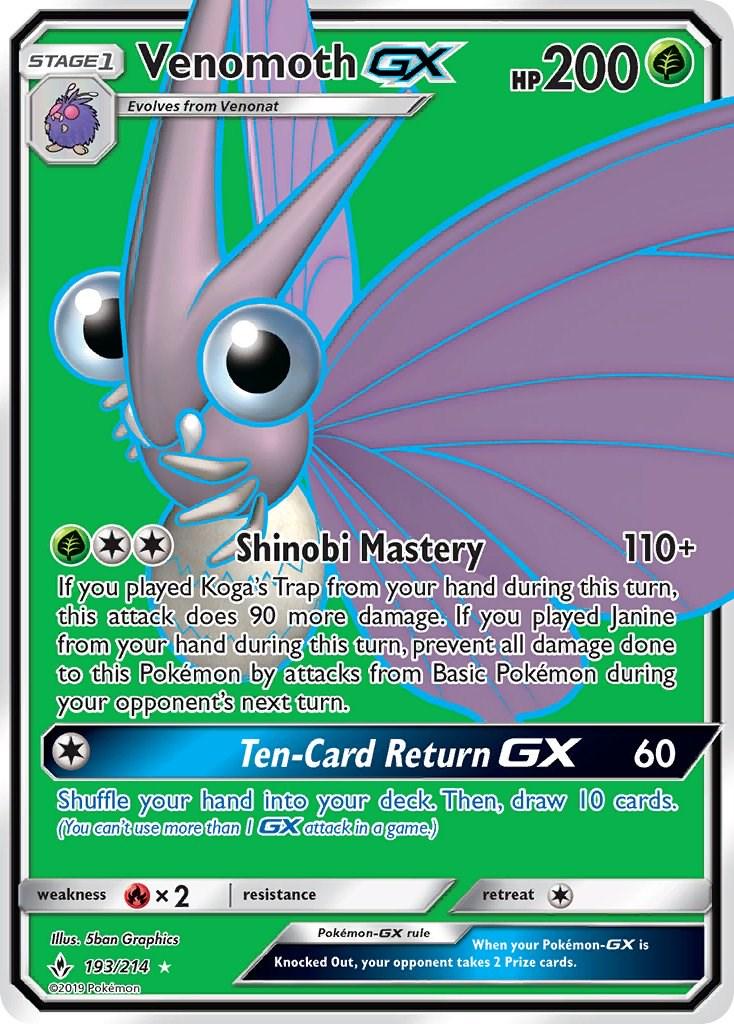 Venomoth GX #193