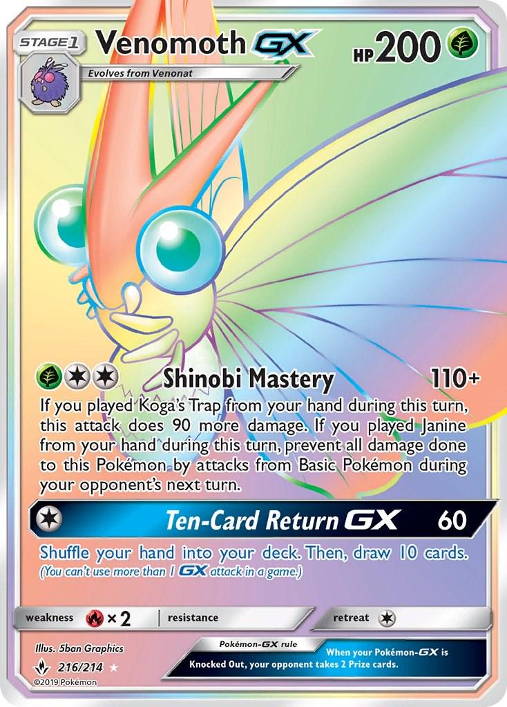 Venomoth GX #216