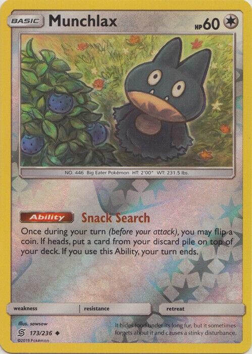 Munchlax [Reverse Holo] #173