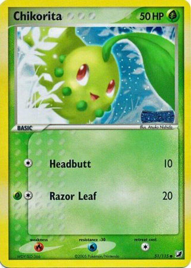 Chikorita [Reverse Holo] #51