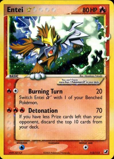 Entei [Gold Star] #113