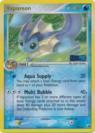 Vaporeon [Reverse Holo] #19