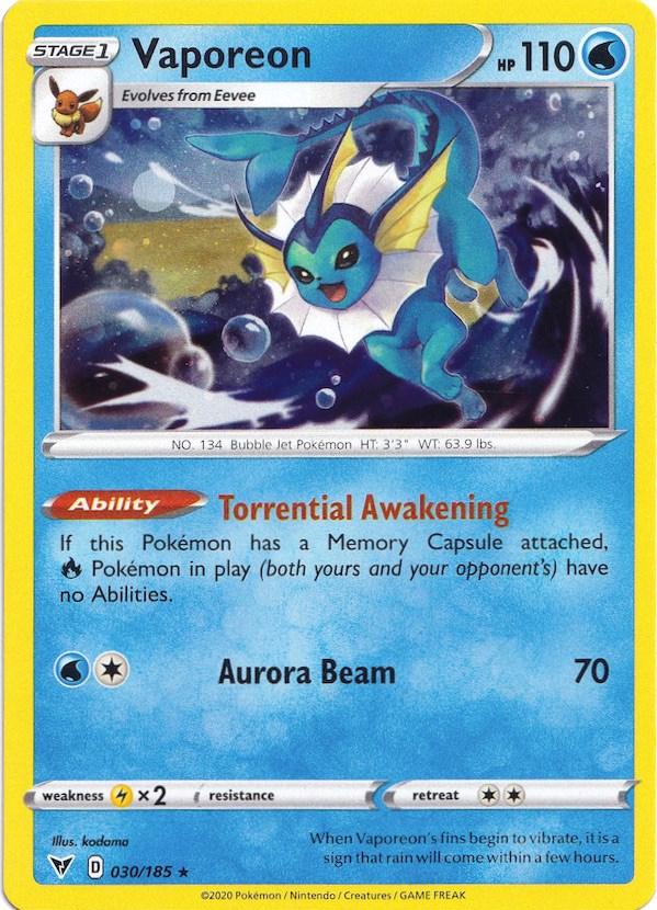 Vaporeon [Cosmos Holo] #30