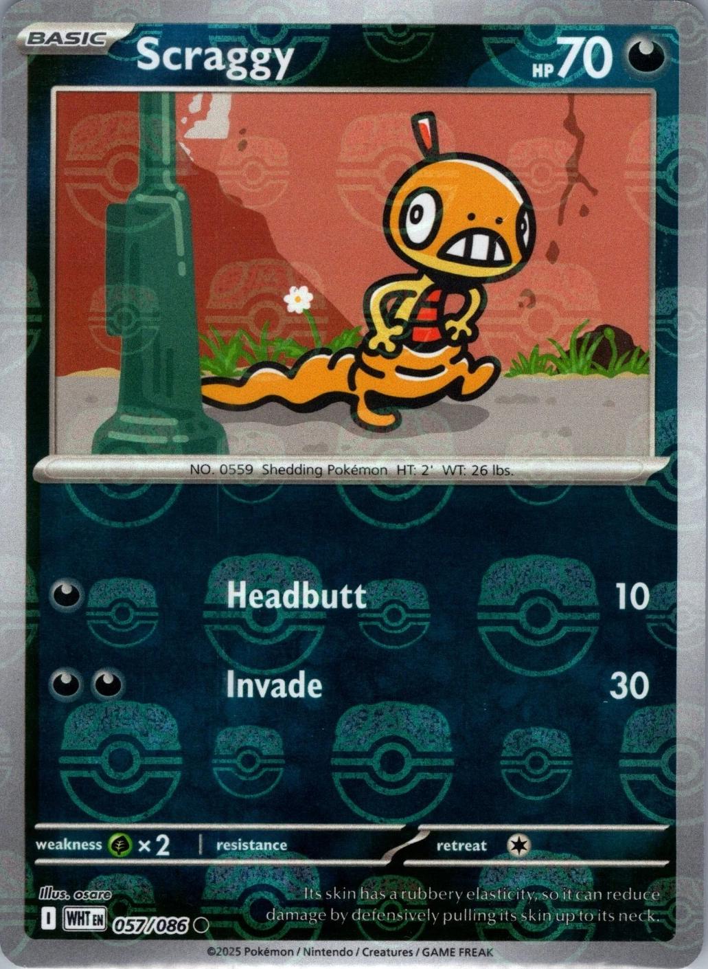 Scraggy [Master Ball] #57