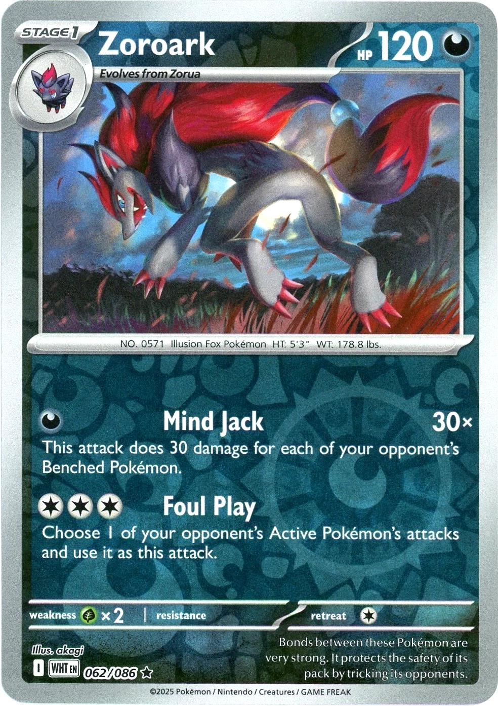 Zoroark [Reverse] #62
